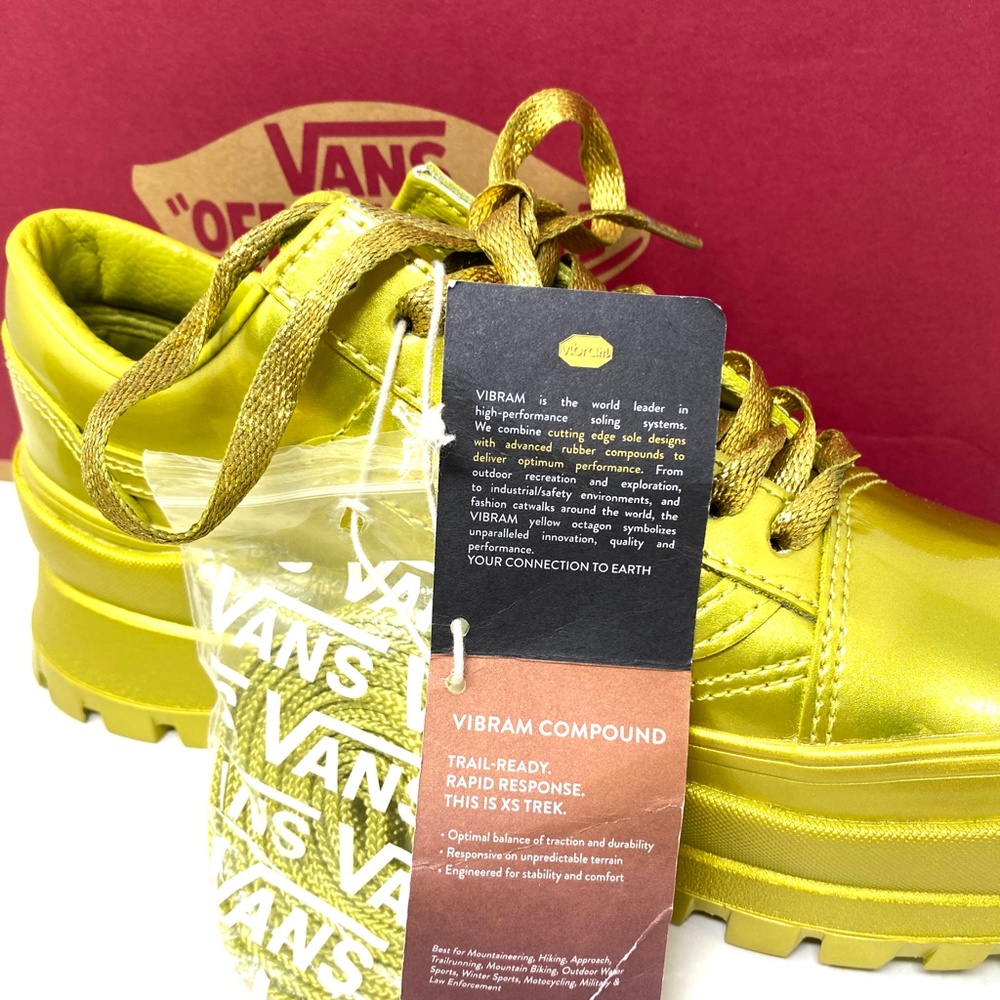VANS Collina Strada Old Skool Vibram Women Synthetic Yellow Low Shoe VN0009Q4YL9 - Picture 8 of 11